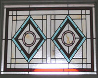leaded light toplight panel .